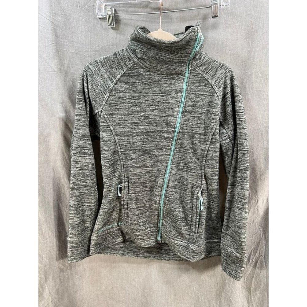 Free Country Jacket‎ Womens Small Gray Full Zip Long Sleeve Track Ladies